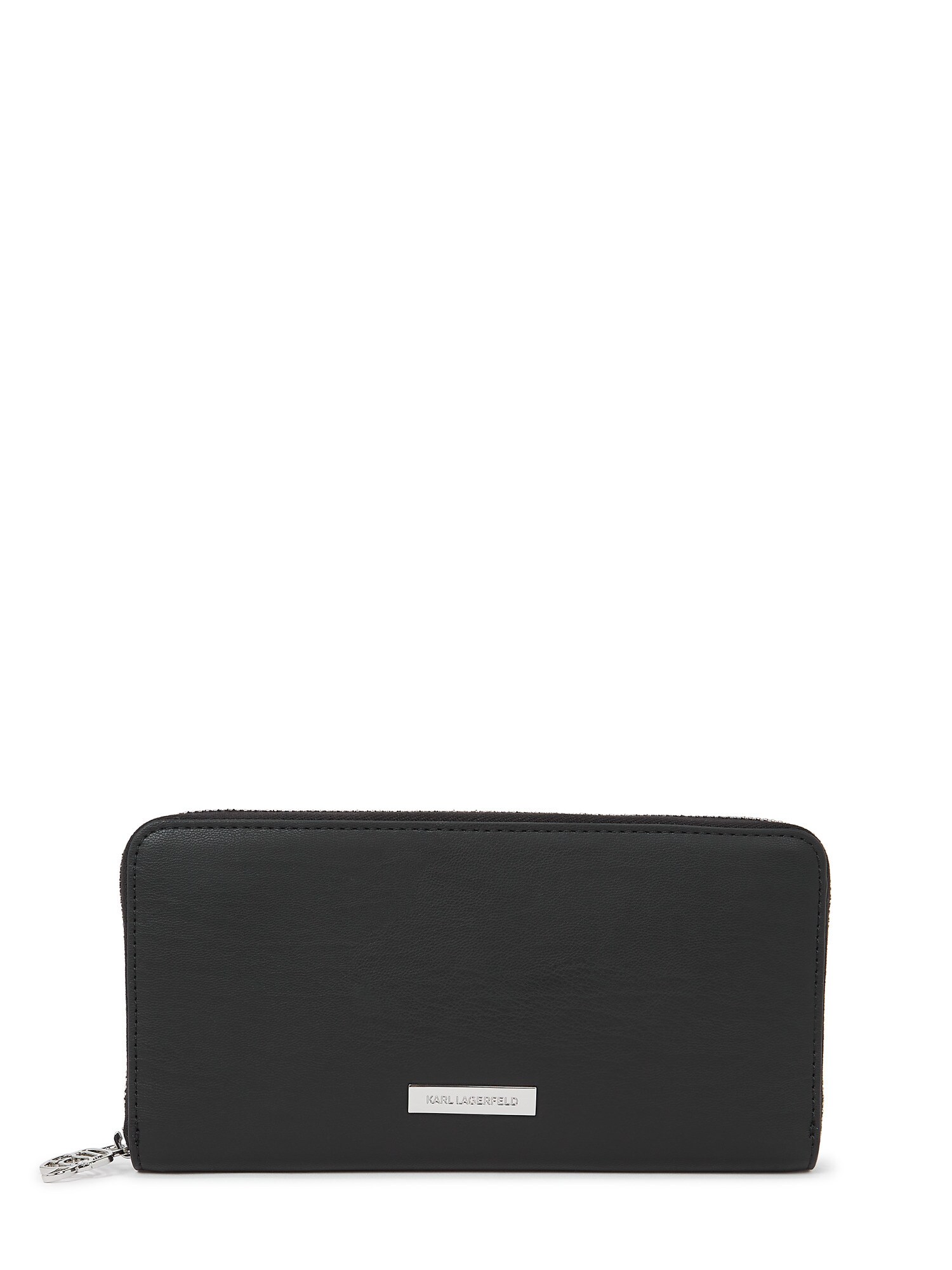 Karl Lagerfeld Portofel Ikon Smooth Continental  negru