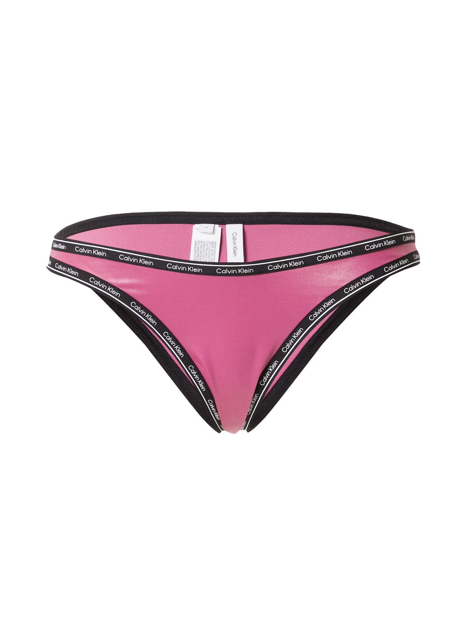 Calvin Klein Swimwear Bikinové nohavičky  fuksia / čierna / biela