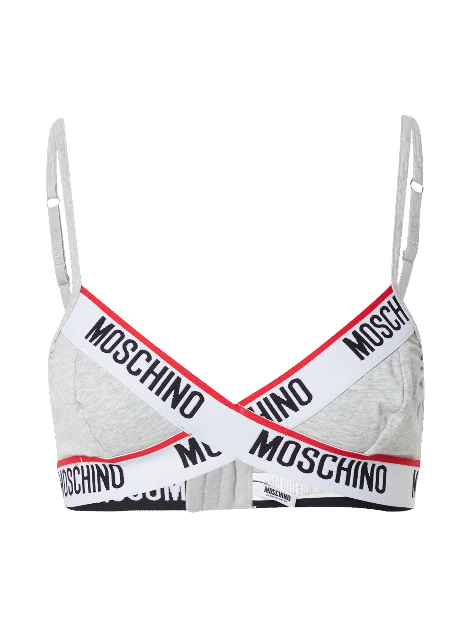 Moschino Underwear Soutien  acinzentado / vermelho / branco