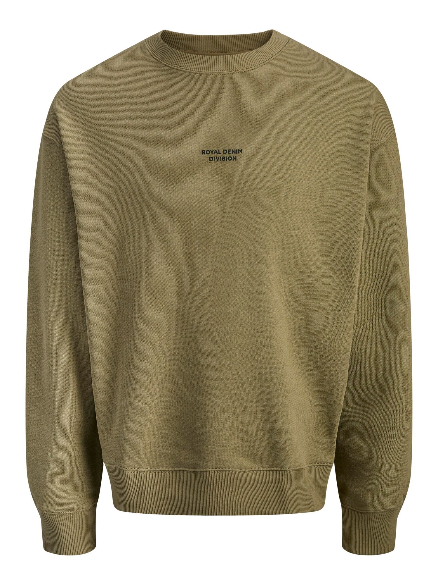 R.D.D. ROYAL DENIM DIVISION Sudadera 'RDDALBERT'  oliva / negro