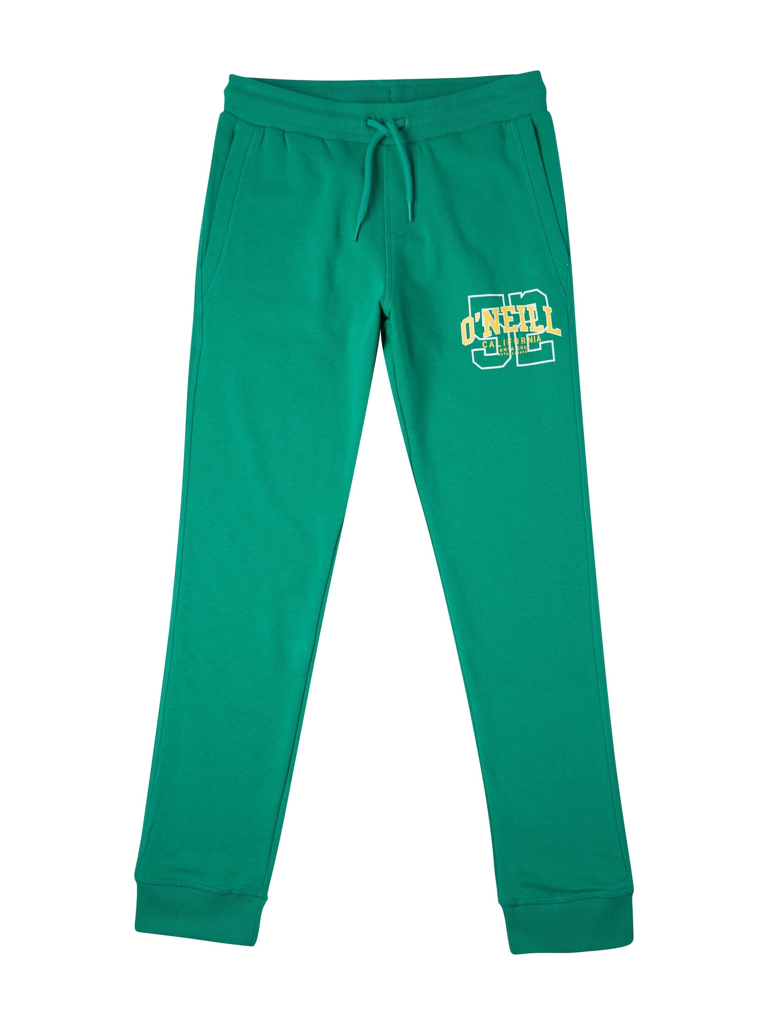 O'NEILL Sporta bikses dzeltens / zāles zaļš / balts