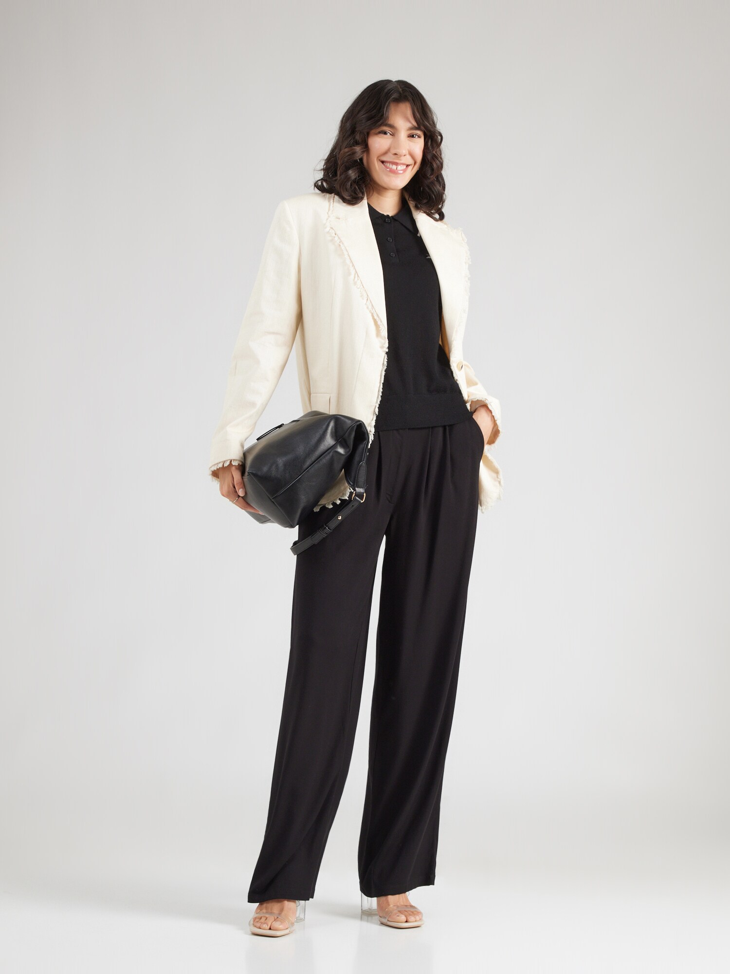 Karl Lagerfeld Jersey 'Essential' negro – imagen 3