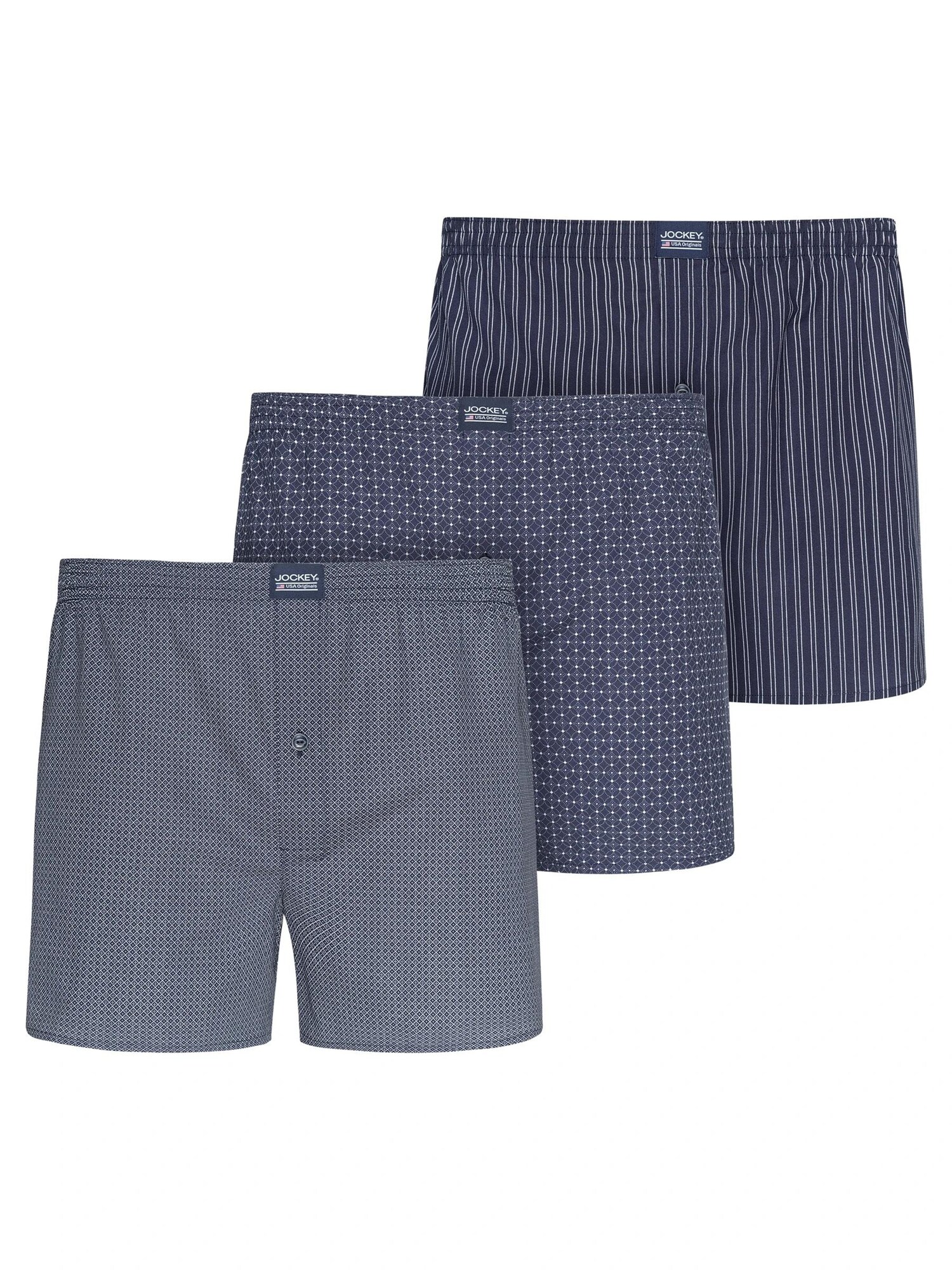 Jockey Boxershorts Boxer Woven - 3 Pack