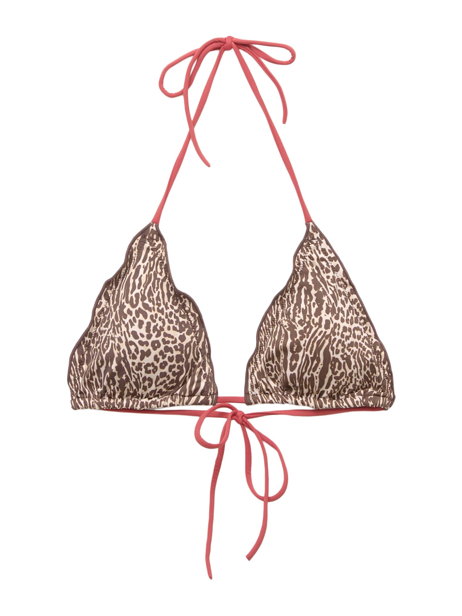 Pull&Bear Sutien costum de baie  bej deschis / maro / roșu deschis