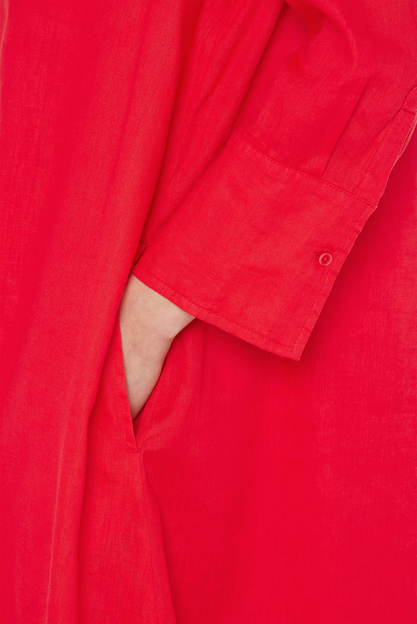 Thumbnail - SENSES.THE LABEL Hemdblusenkleid FLO:RA aus Leinen-Mix