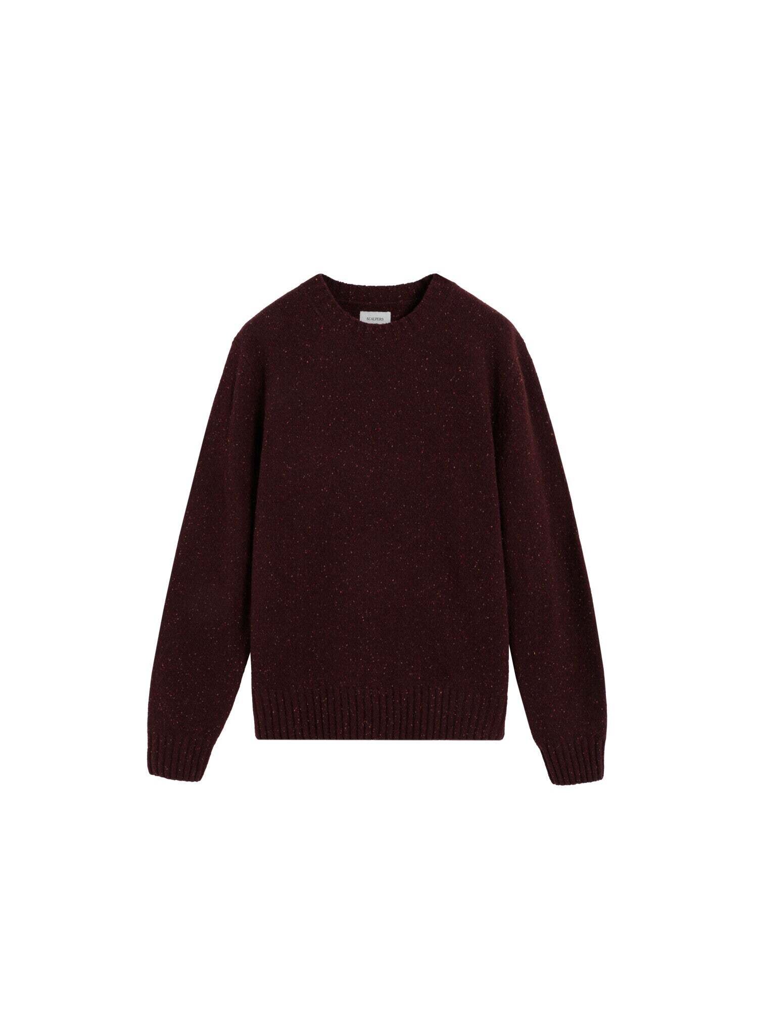 Scalpers Pulover Noah  roșu burgundy