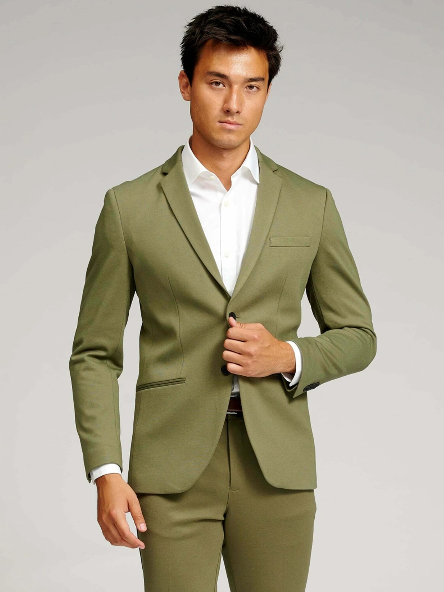 TEESHOPPEN Sacou Business ' The Original '  oliv