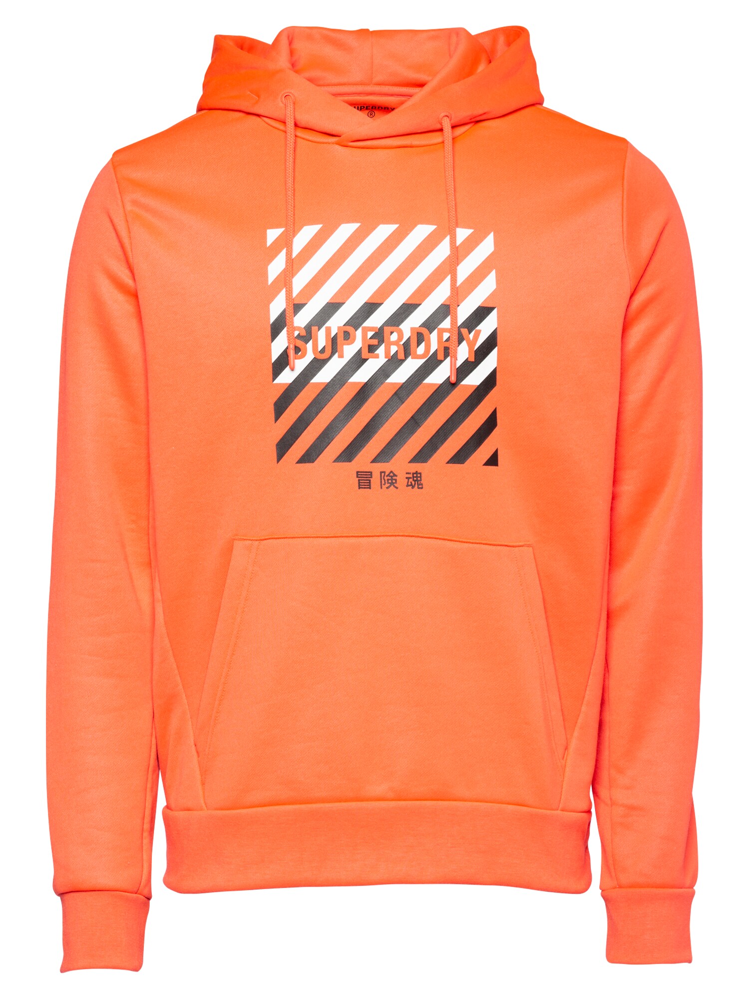 Superdry Sportinio tipo megztinis  oranžinė / balta / juoda