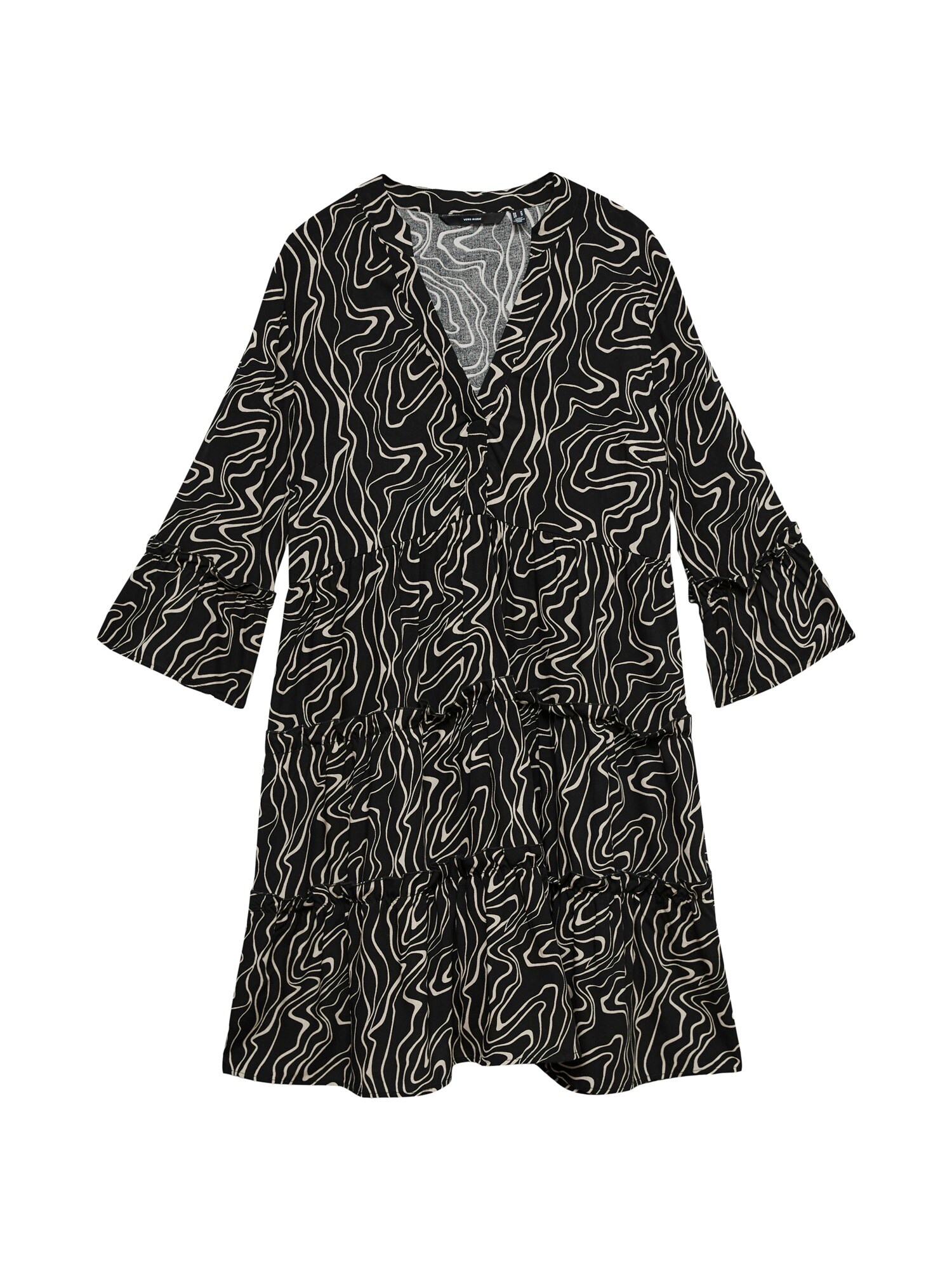 VERO MODA Haljina 'VMEASY JOY'  boja pijeska / crna
