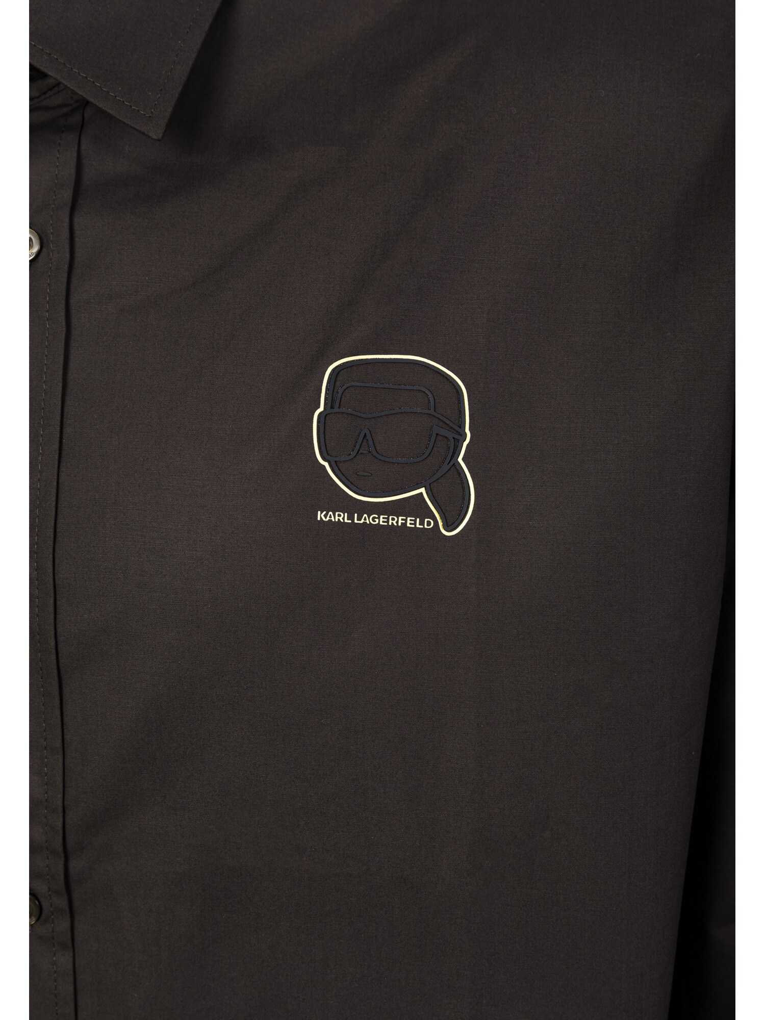 Karl Lagerfeld Camisa  marrón oscuro – imagen 7