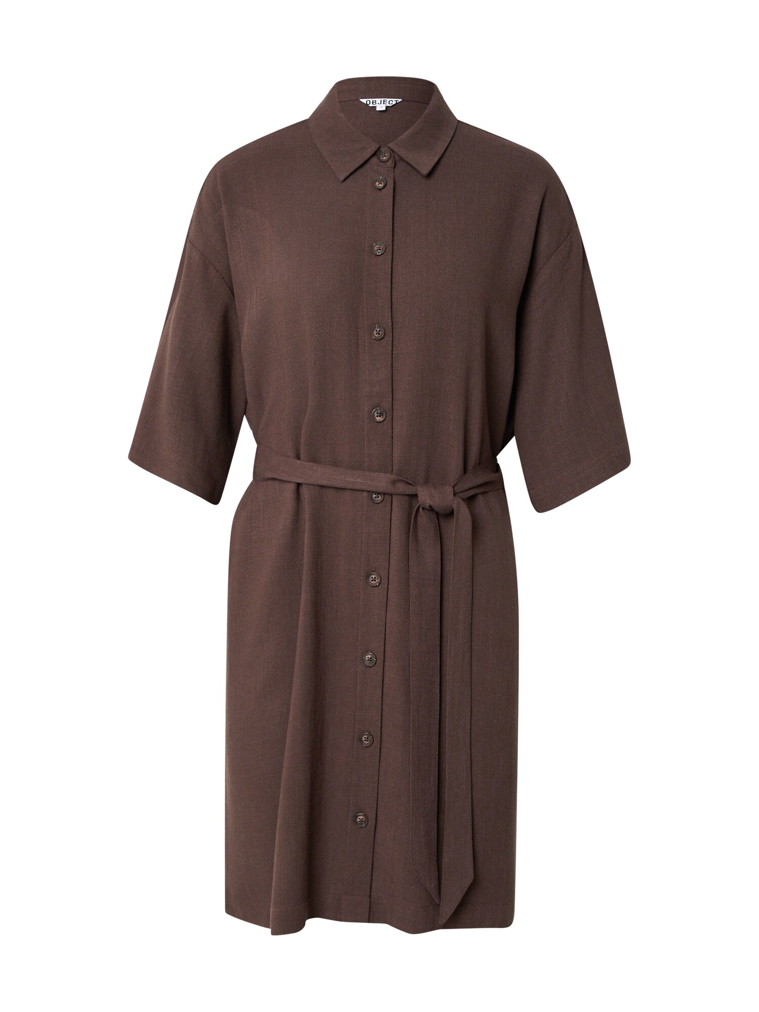 OBJECT Rochie tip bluză 'OBJSANNE'  ciocolatiu