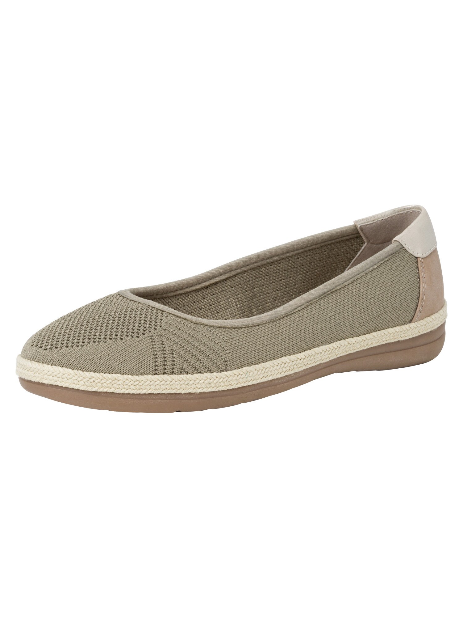 Jana JANA Ballerina beige / grün