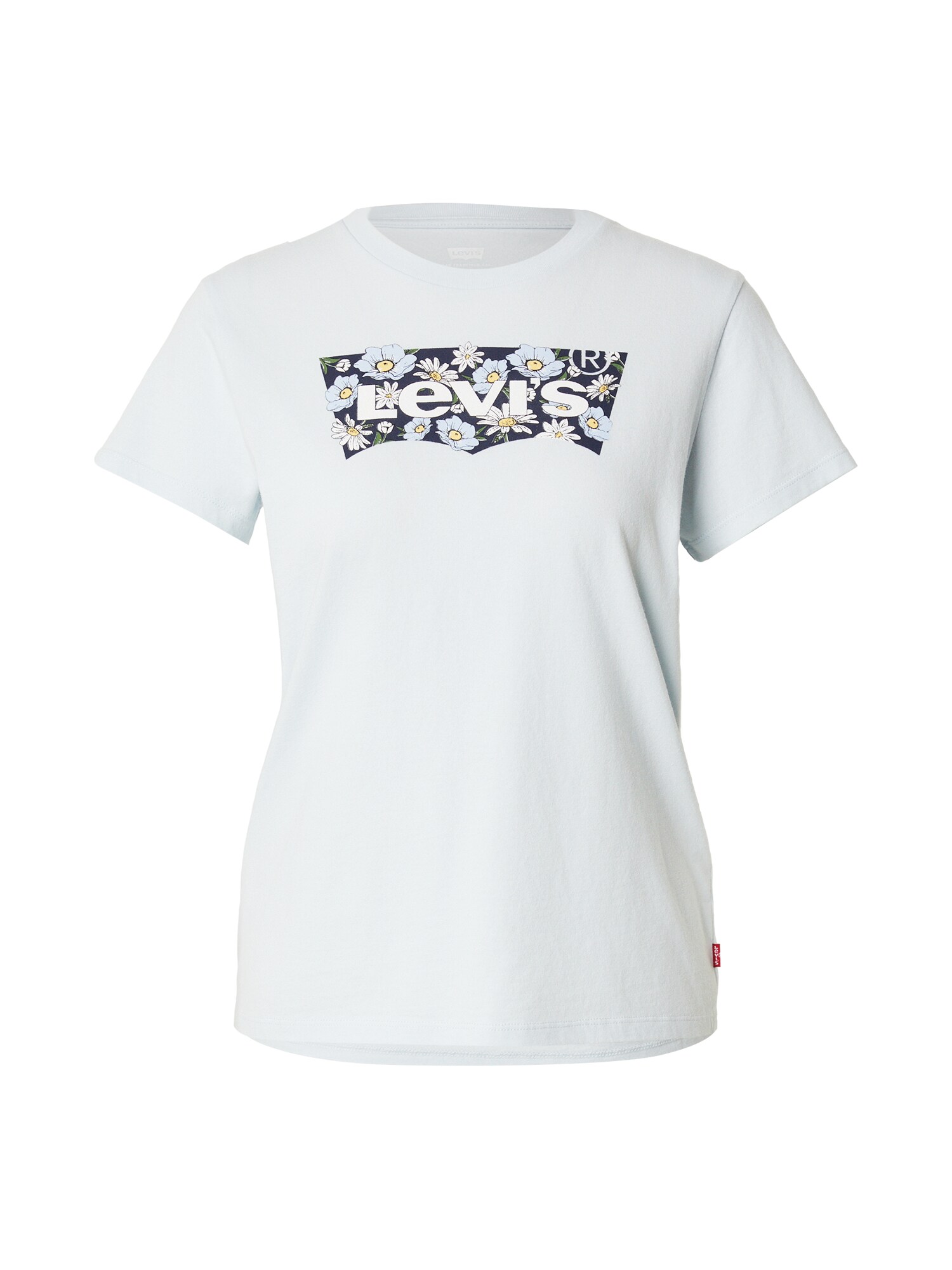 LEVIS ® Tricou Perfect Tee  albastru marin / albastru pastel / galben deschis / alb