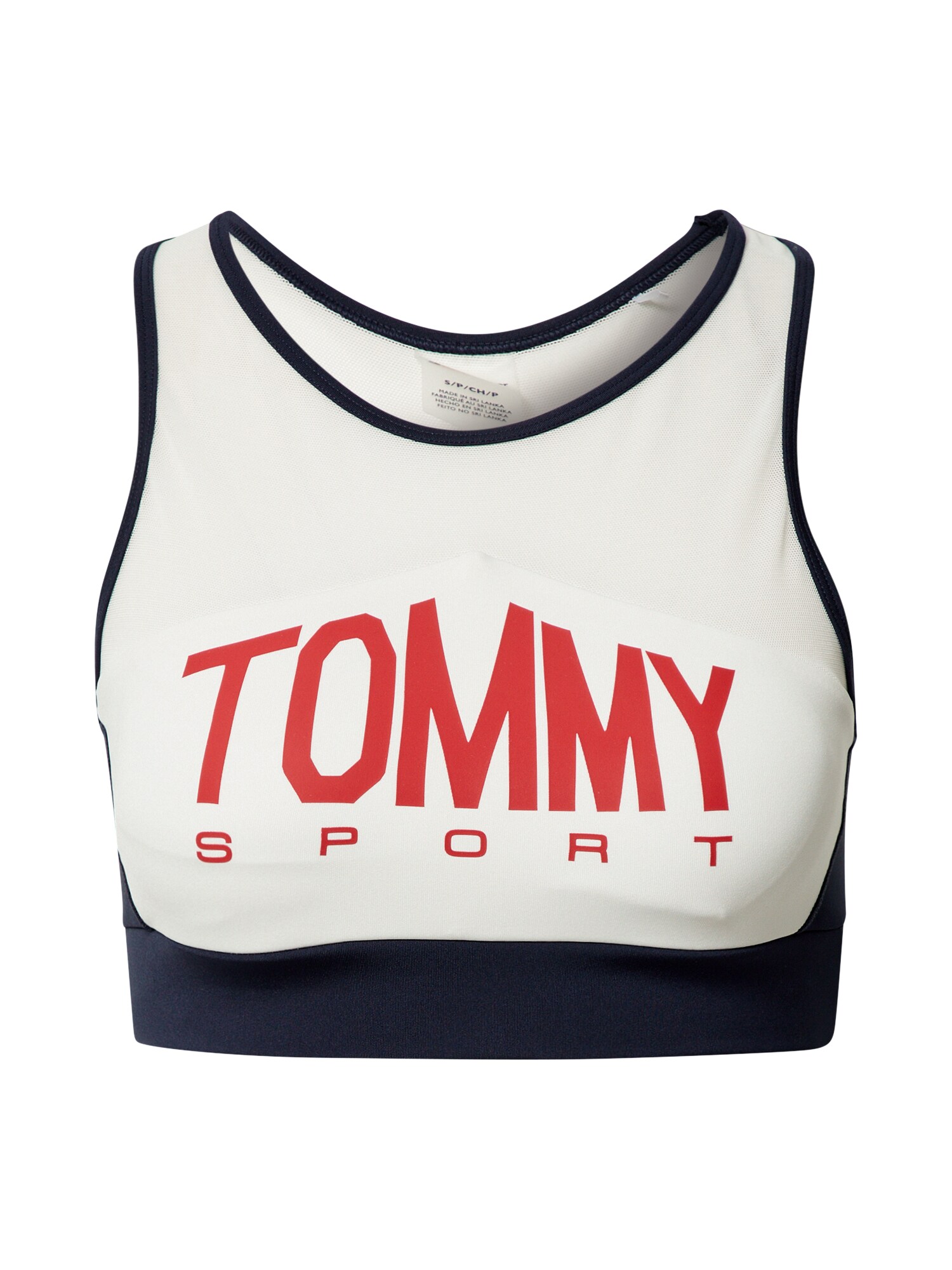 Tommy Sport Sportinė liemenėlė  raudona / balta / tamsiai mėlyna