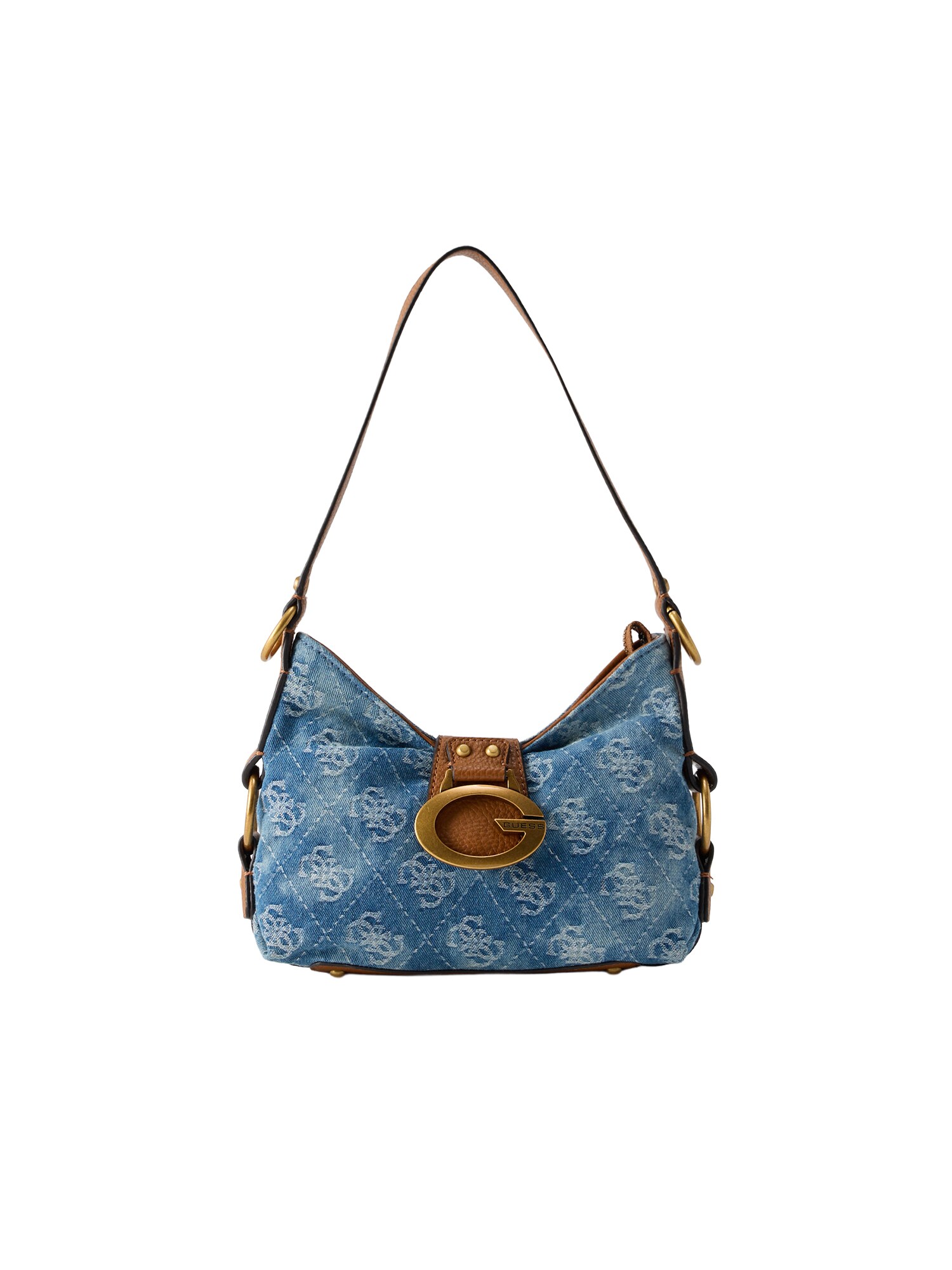 Guess Schoudertas 'Camden' Blauw Denim / Pastelblauw