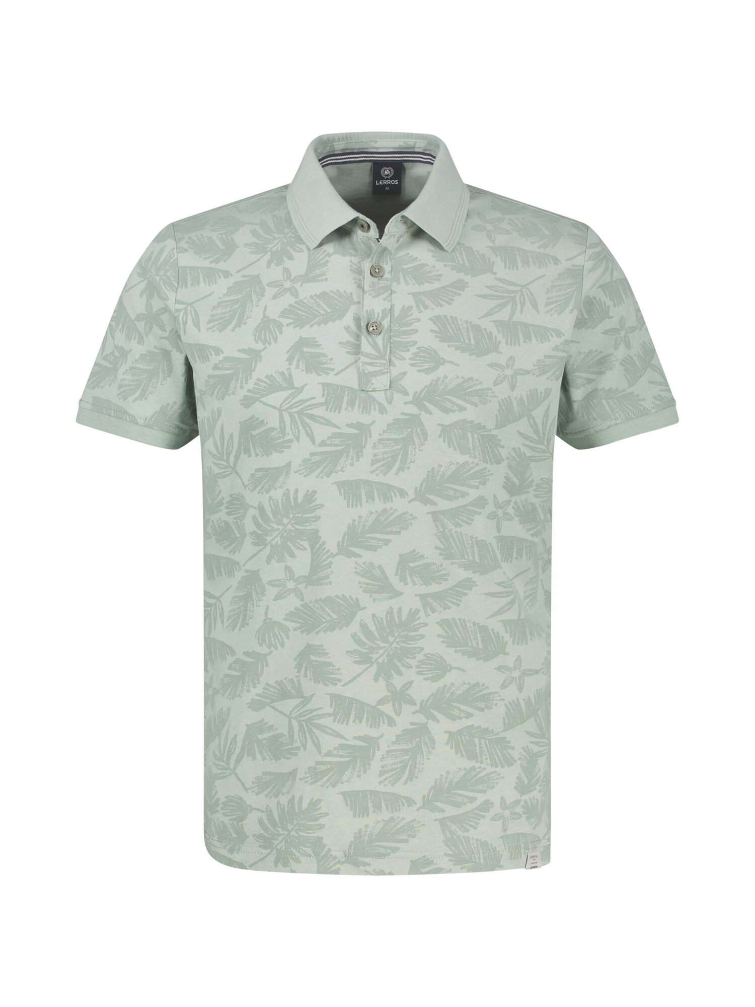 Lerros Poloshirt Mit Stylishem Blumen-Print Und Bequemen Bündchen