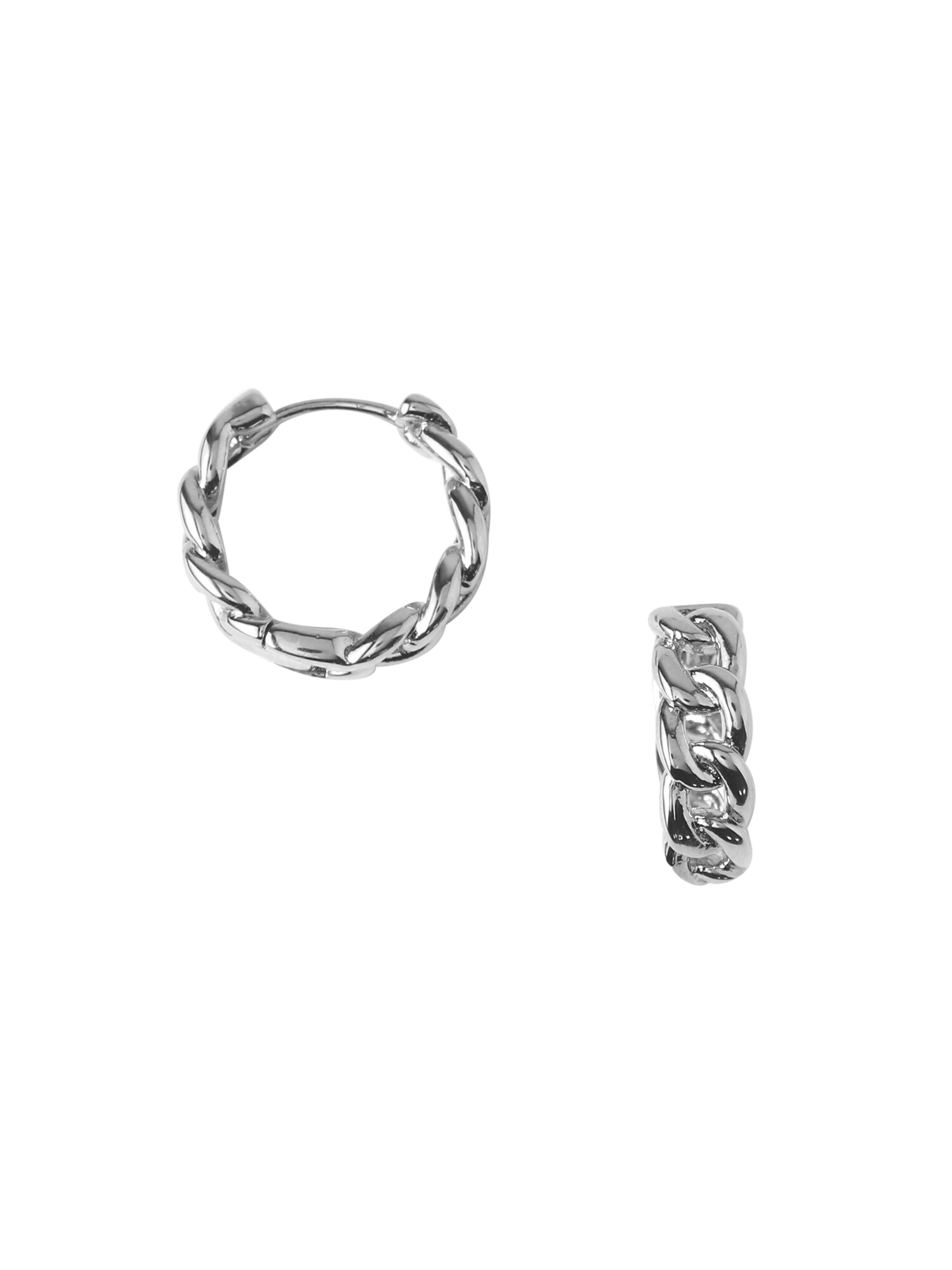 Orelia Auskarai 'Chain'  sidabrinė