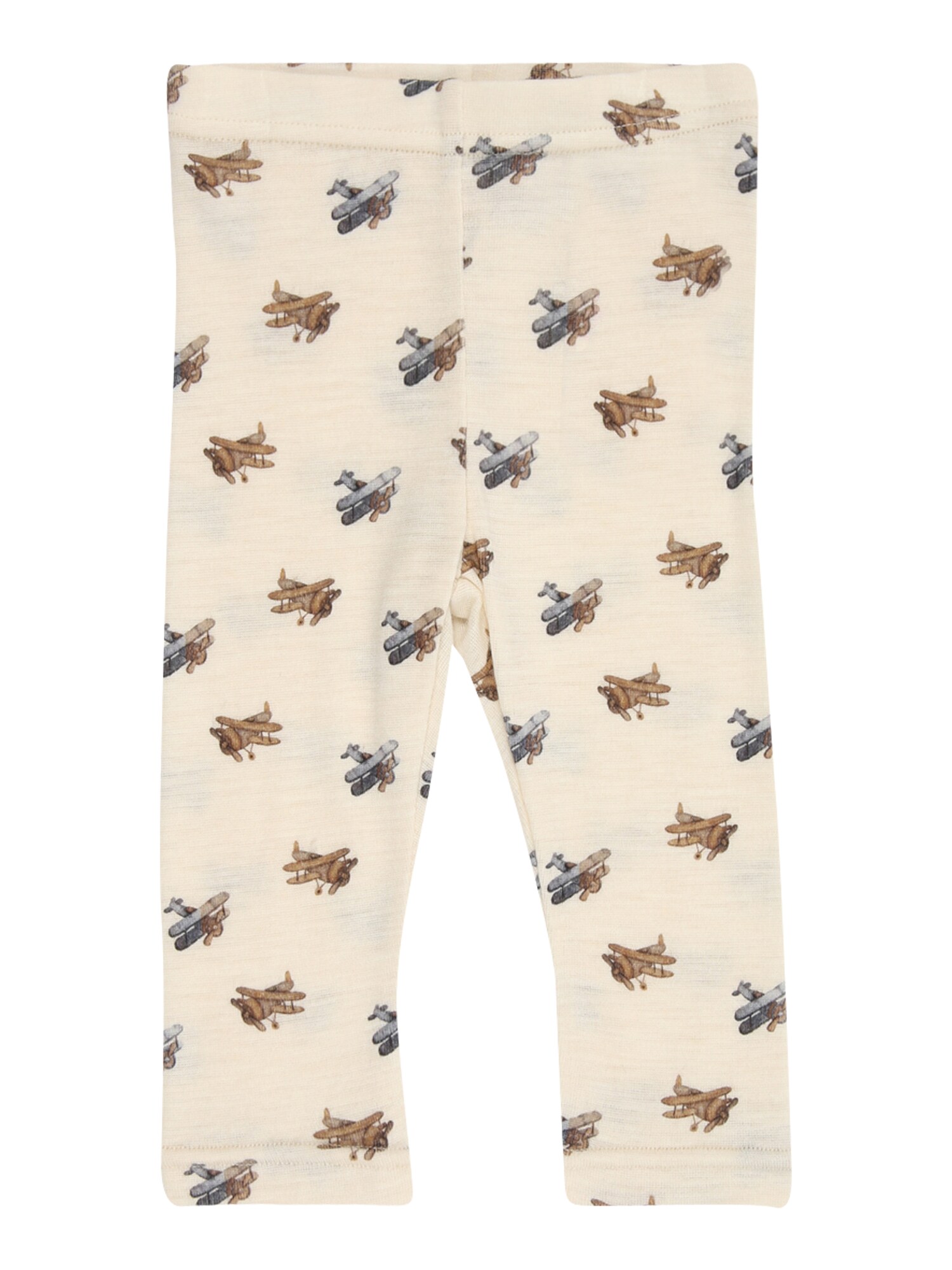 NAME IT Leggings 'NBMNALU'  barna / szürke / fehér akciós termékkép 1