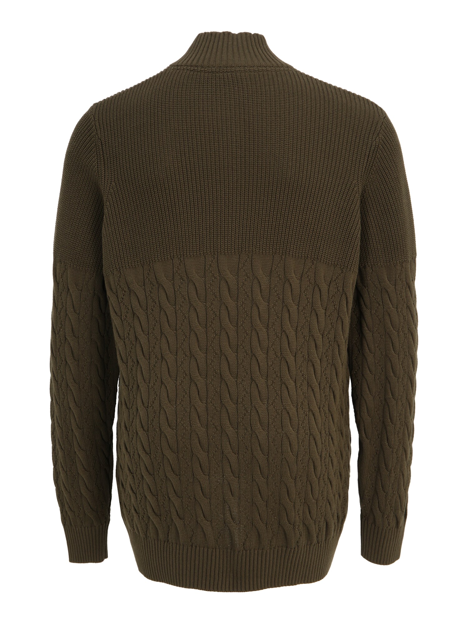 Lyle & Scott Big&Tall Pulóver  csokoládé / sárga / olíva termék 2. képe