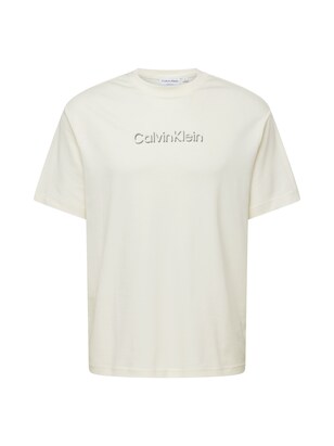 Calvin Klein Shirt Beige / Zwart