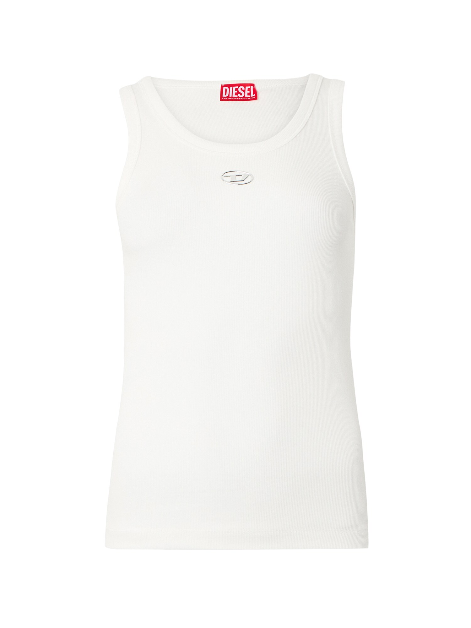 DIESEL Top T-ANKI-OD  alb natural