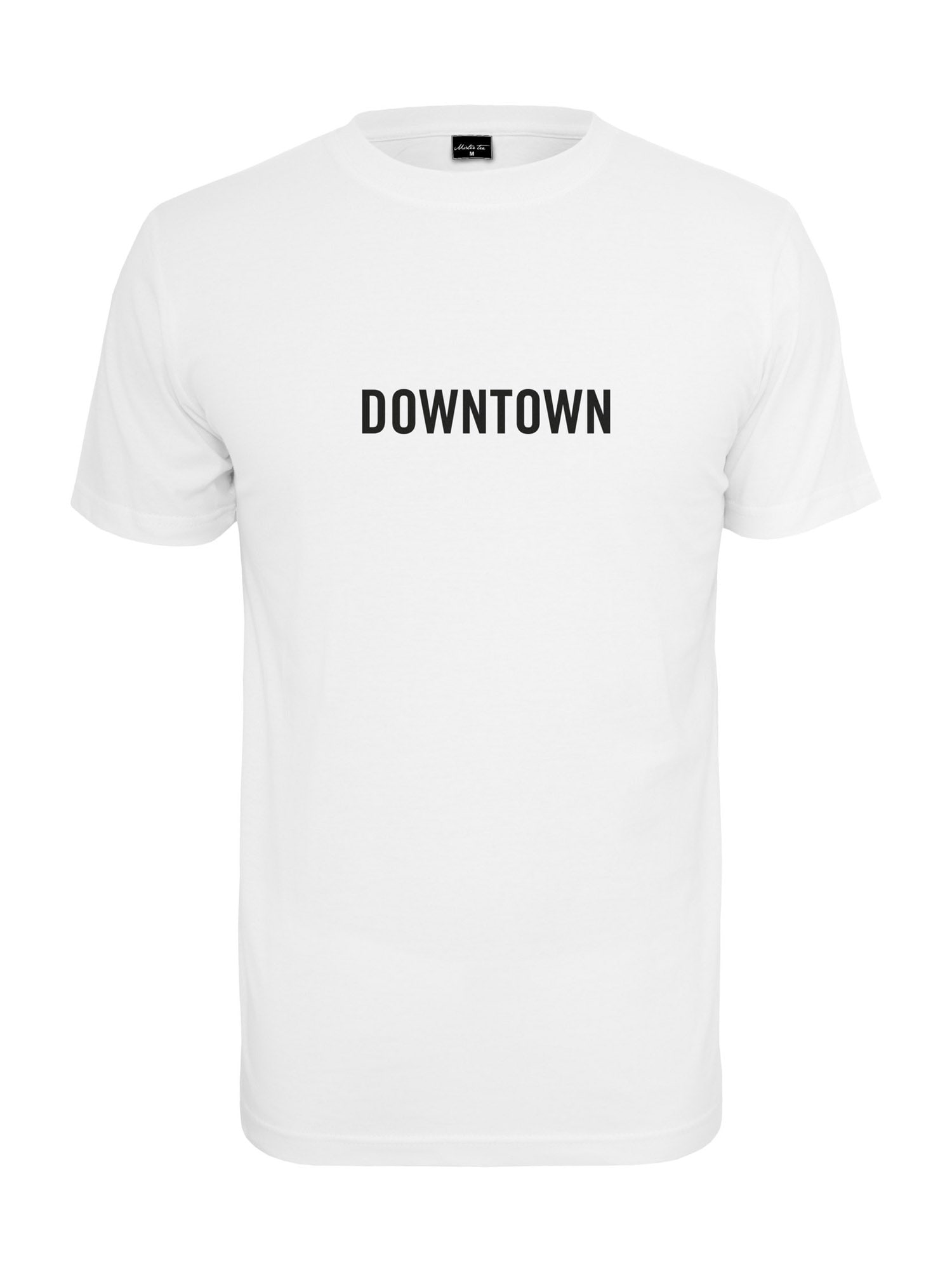 Mister Tee Marškinėliai 'Downtown'  balta / juoda / pastelinė raudona / šviesiai mėlyna / rausvai pilka