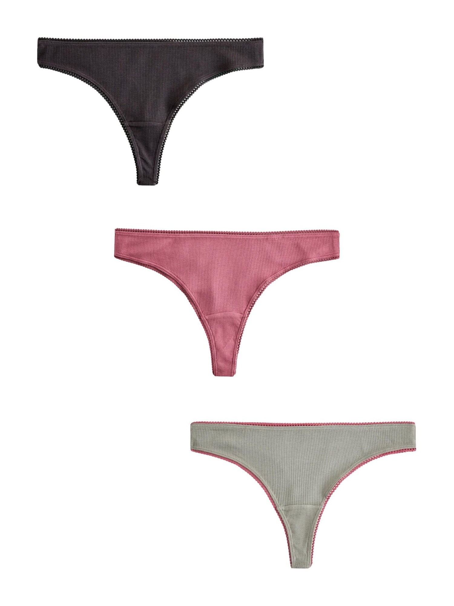 Next Tanga  gri / roz / negru