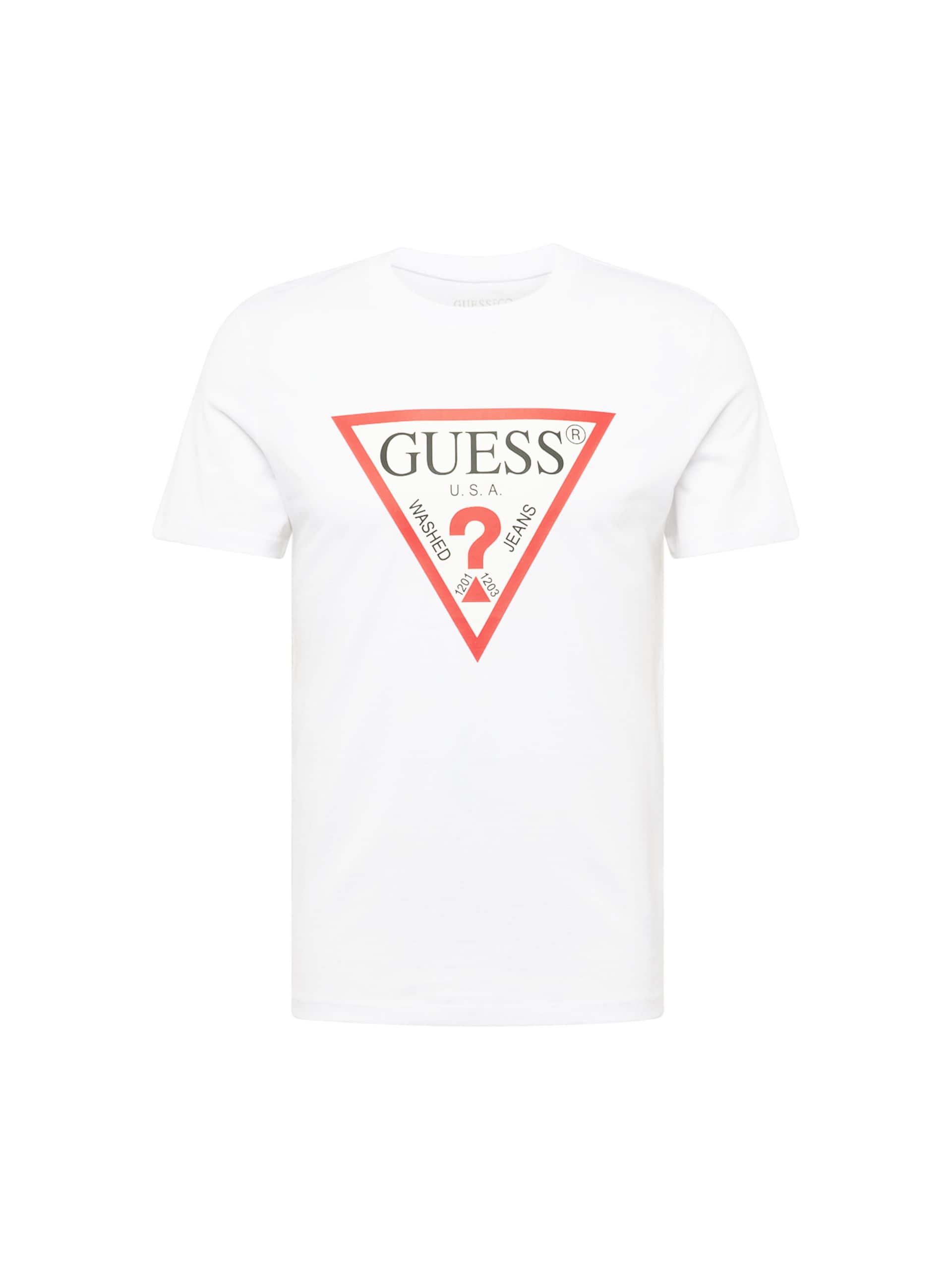 Guess T-shirt med triangellogo herr – bild 2