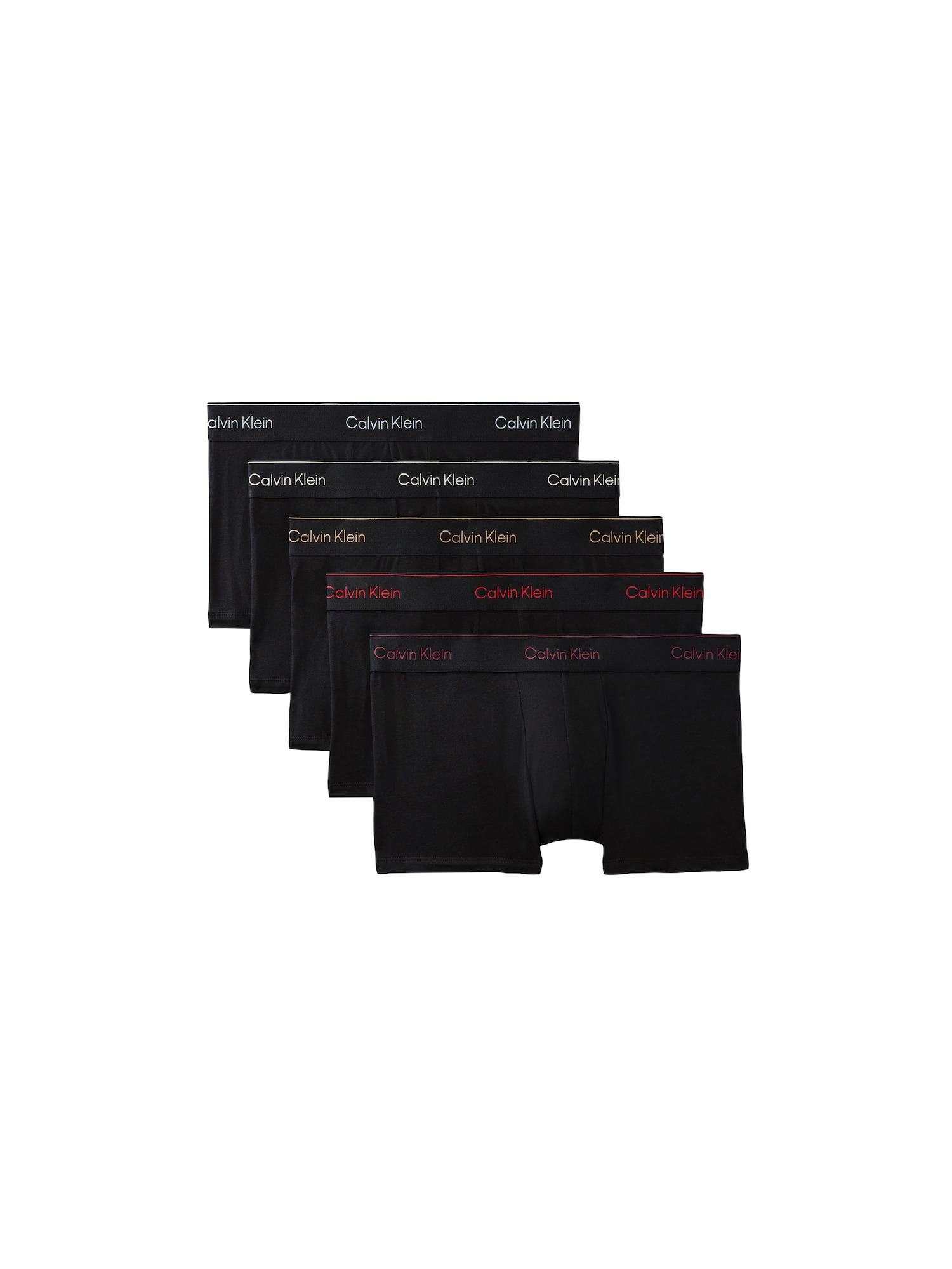 Calvin Klein Underwear Boxeri albastru marin / galben închis / roșu / alb