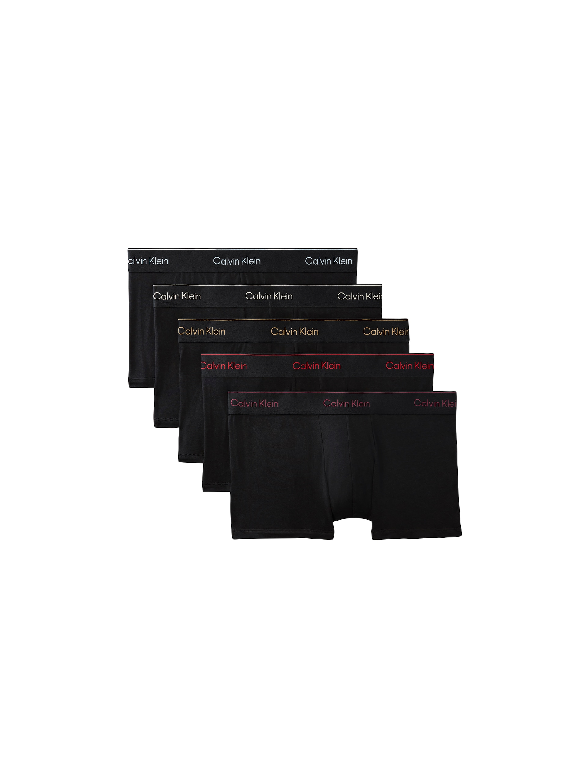 Calvin Klein Underwear Boxershorts marinblå / mörkgul / röd herr