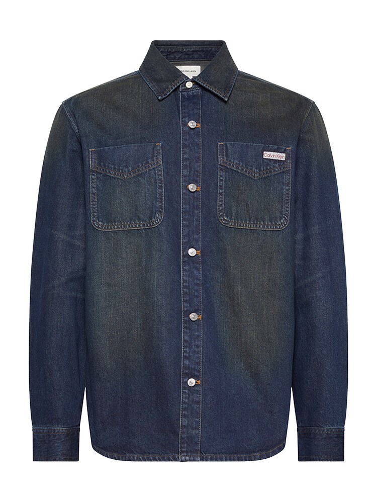 Calvin Klein Jeans Hemd '90S' Herren Größe M dunkelblau