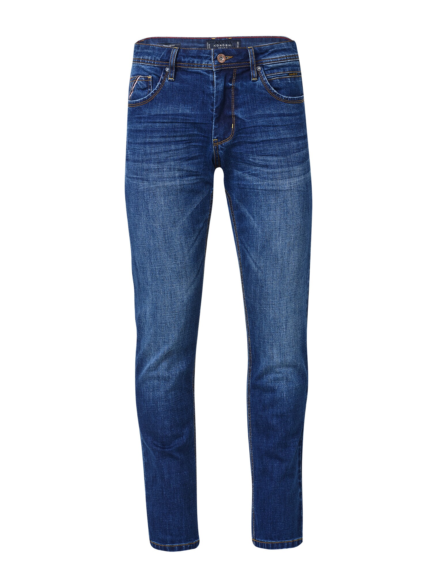 KOROSHI Džínsy  modrá denim