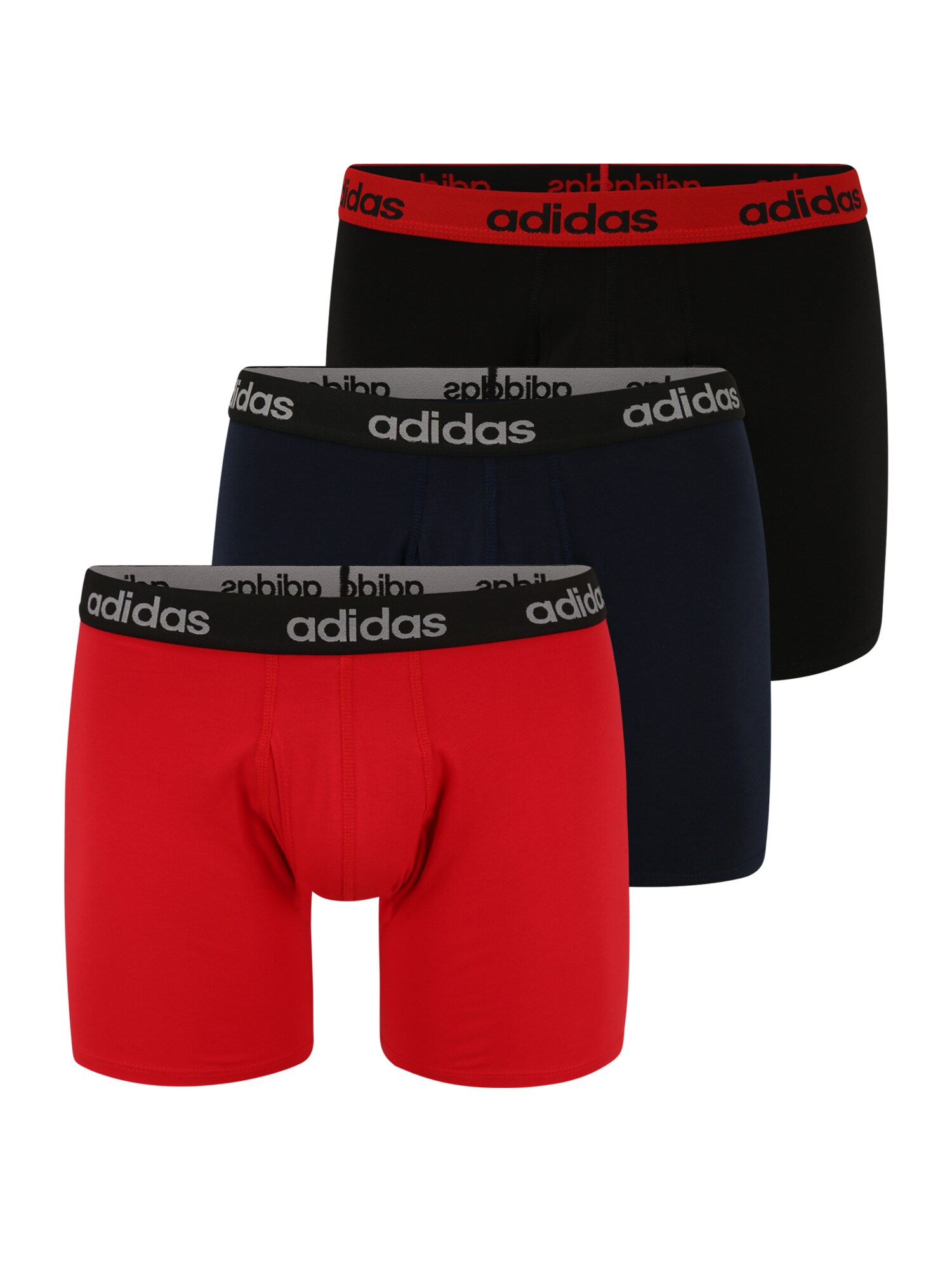 ADIDAS PERFORMANCE Sportinės trumpikės  tamsiai mėlyna / raudona / ruda