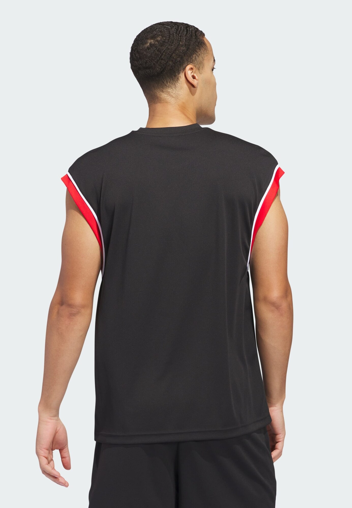ADIDAS PERFORMANCE Camiseta funcional 'Basketball All-World'  rojo vivo / negro – imagen 4