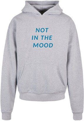 Merchcode Sweatshirt ‘NITM – Italic’ Blauw / Grijs