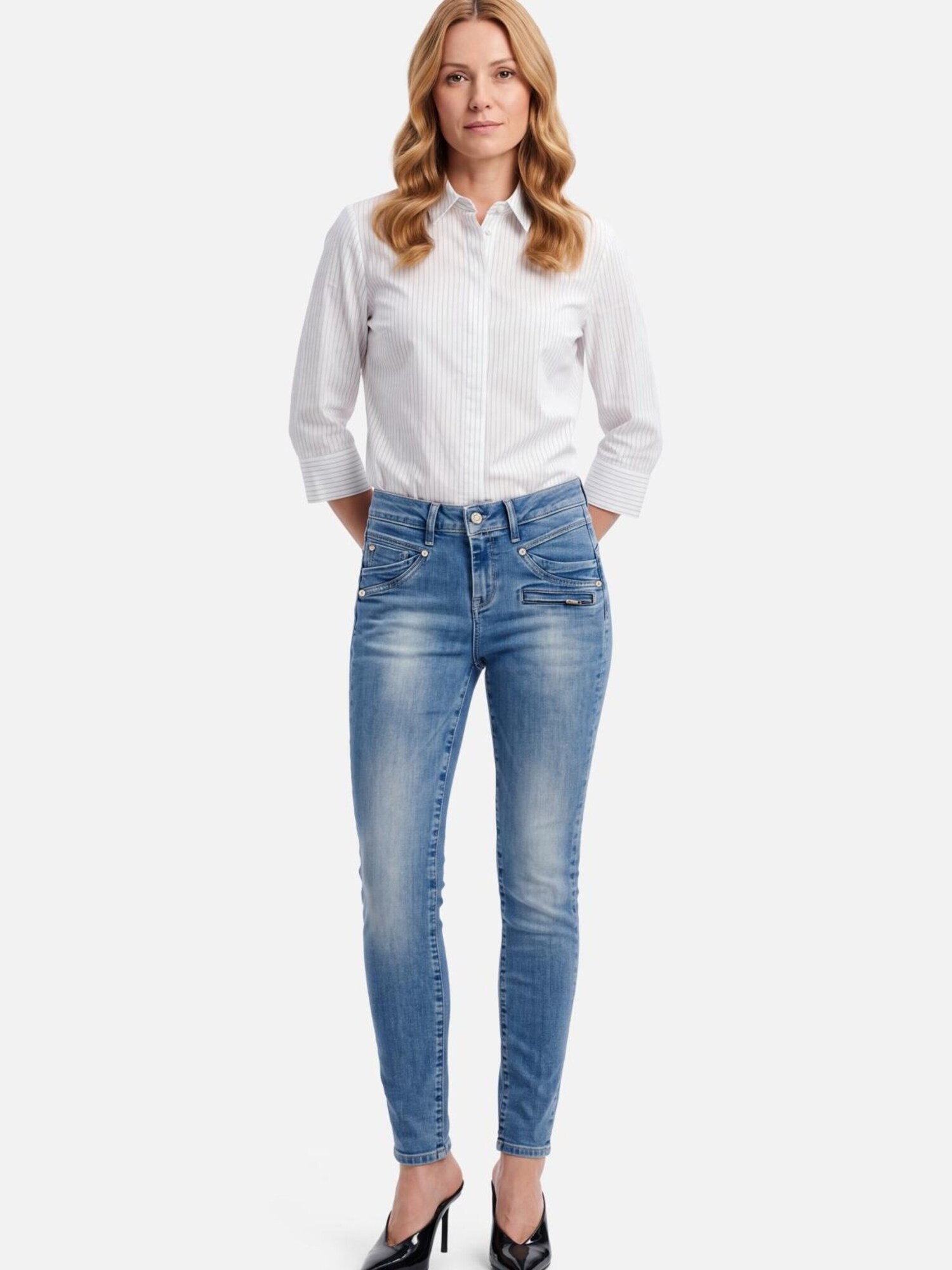 M.O.D MIRACLE OF DENIM Traperice plava