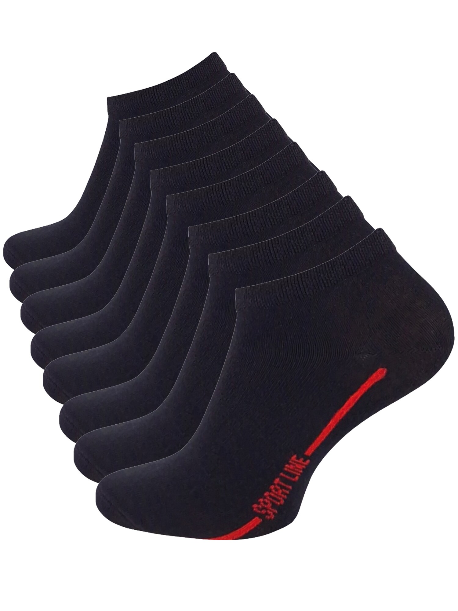 Vincent Creation Calcetines 'Sport Line' rojo oscuro / negro