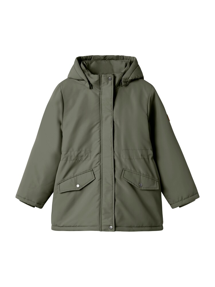 NAME IT Átmeneti dzseki 'NKFMARLOW' Lányok zöld , Méret 164