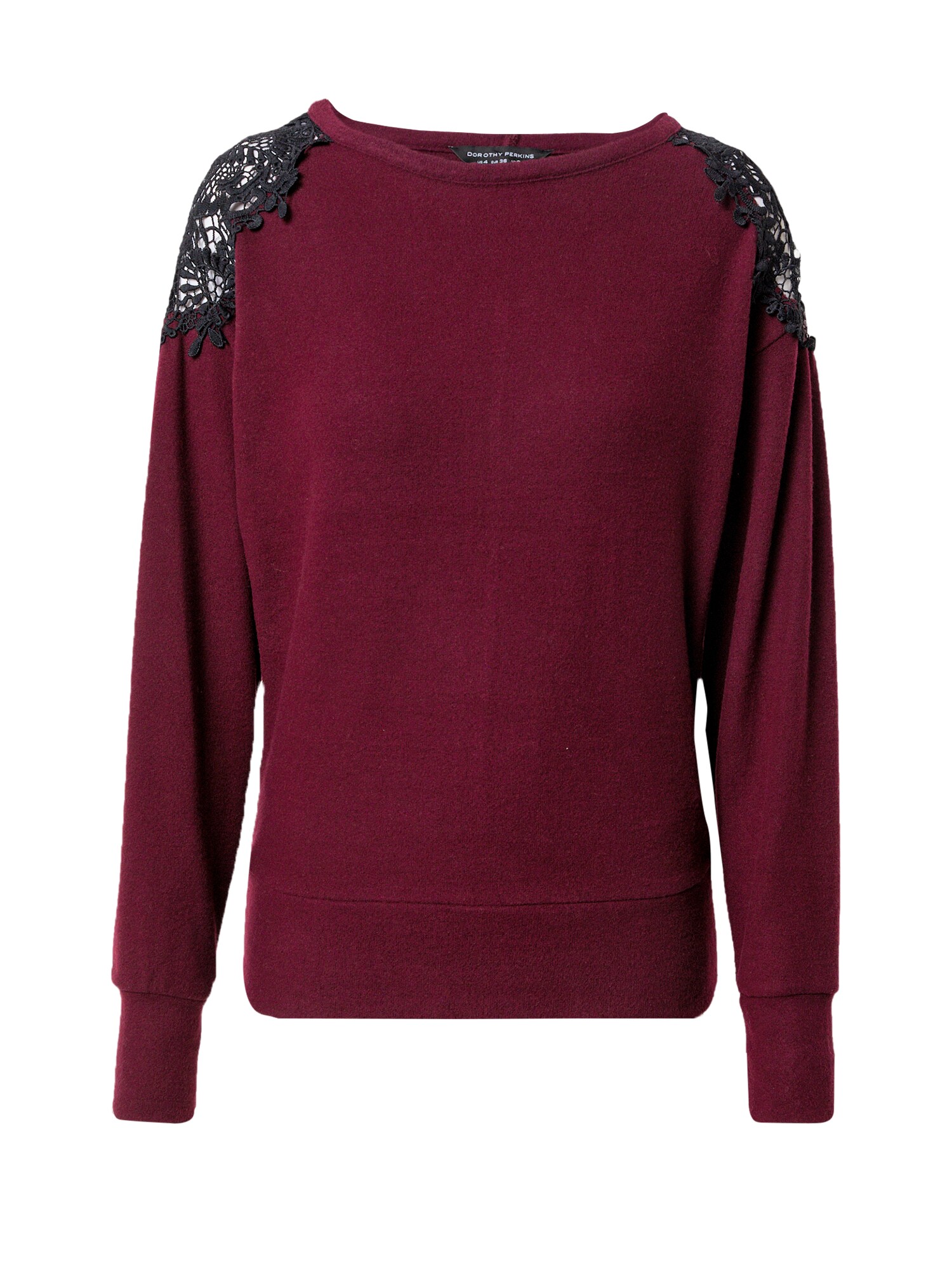 Dorothy Perkins Megztinis be užsegimo  vyno raudona spalva / juoda