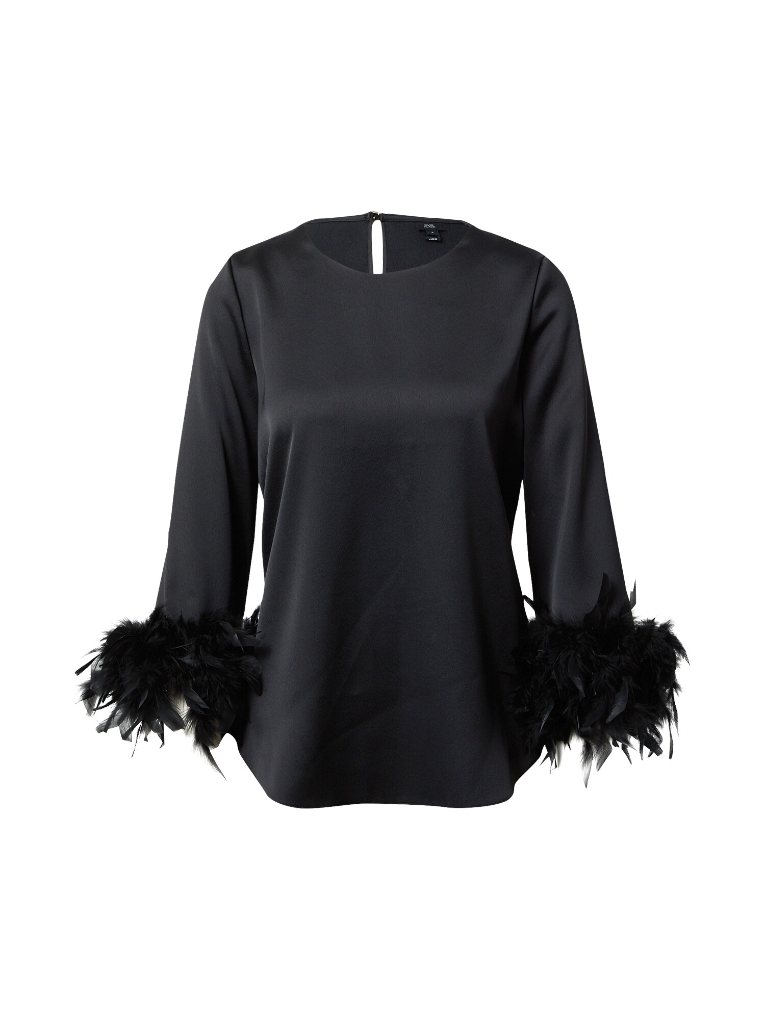 River Island Marškinėliai 'Leonie Feather'  juoda