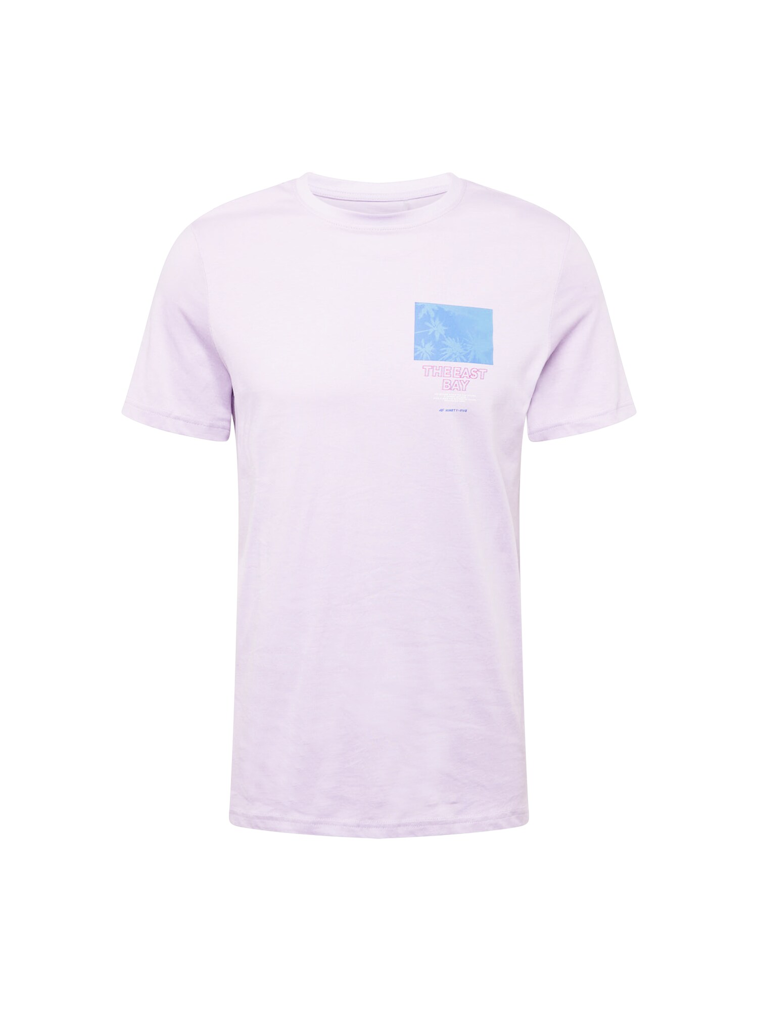 4F Функционална тениска  светлосиньо / пастелнолилаво / розово