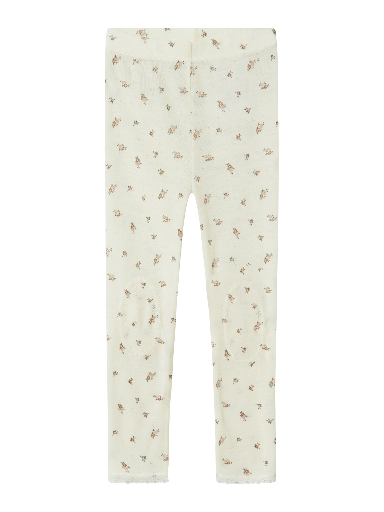 NAME IT Leggings 'NMFWang'  bézs / olíva / fehér akciós termékkép 1