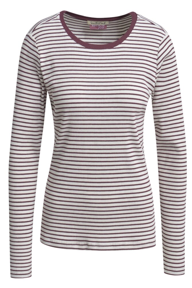 Smith&Soul T-Shirt Damen Größe M bordeaux / weiß