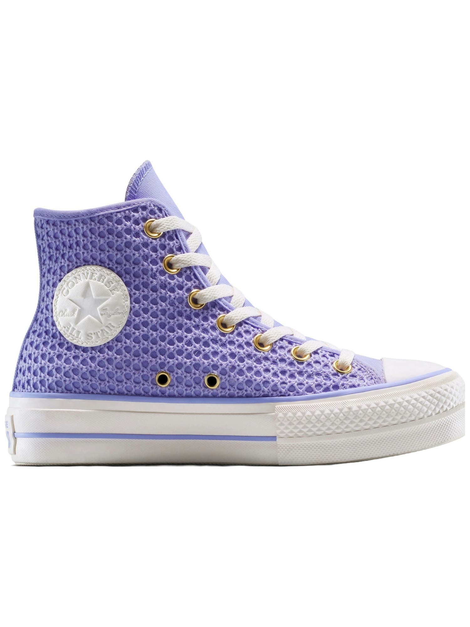 CONVERSE Zapatillas deportivas altas 'Chuck Taylor All Star Lift Platform Knit' azul