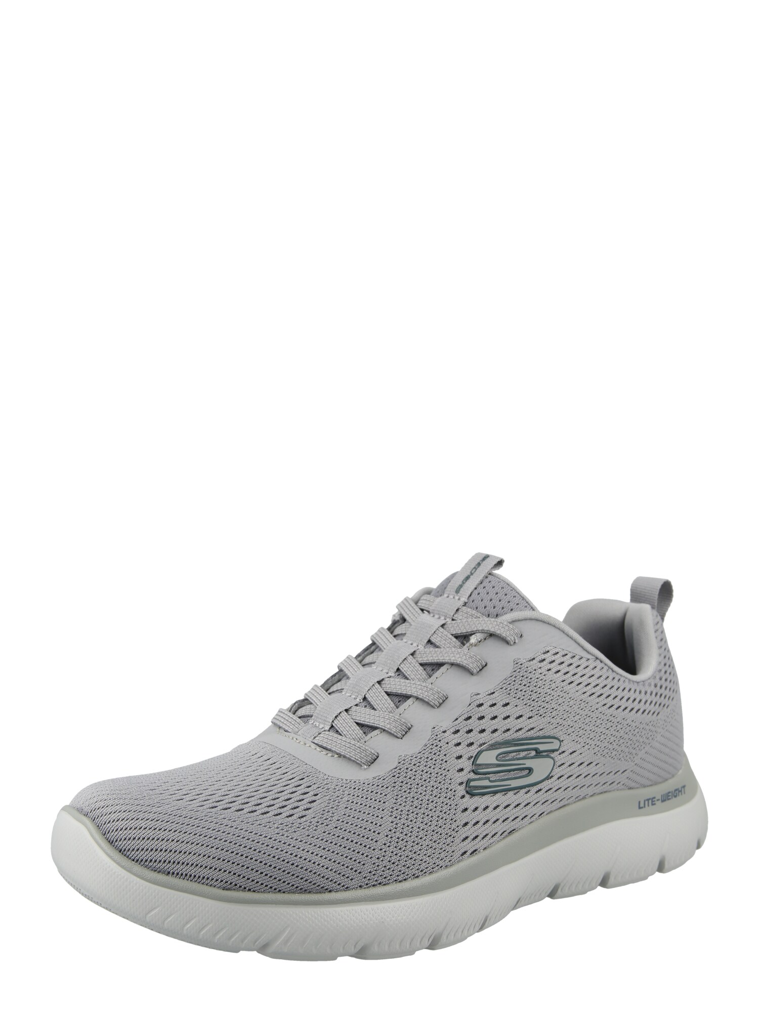 SKECHERS Sneaker low SUMMITS - ECKLER  gri / verde smarald