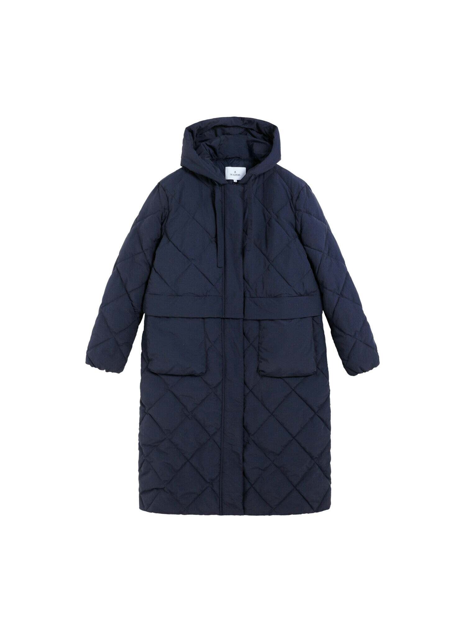 Scalpers Palton de primăvară-toamnă  albastru marin