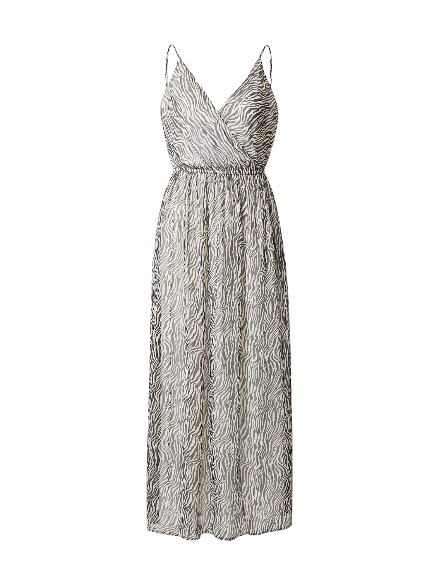 VERO MODA Rochie VMSMILLA  gri metalic / alb