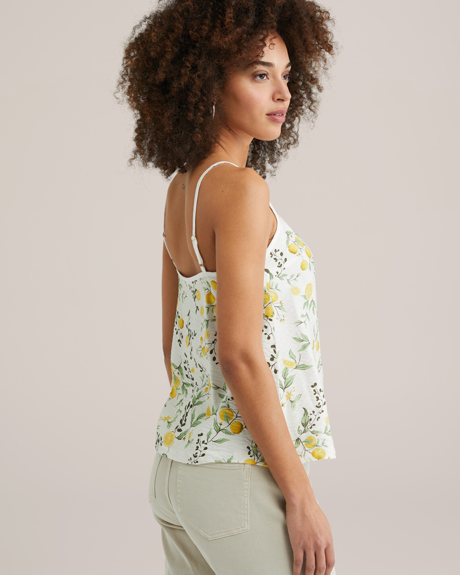 WE Fashion Top  sárga / zöld / pasztellzöld / fehér termék 2. képe