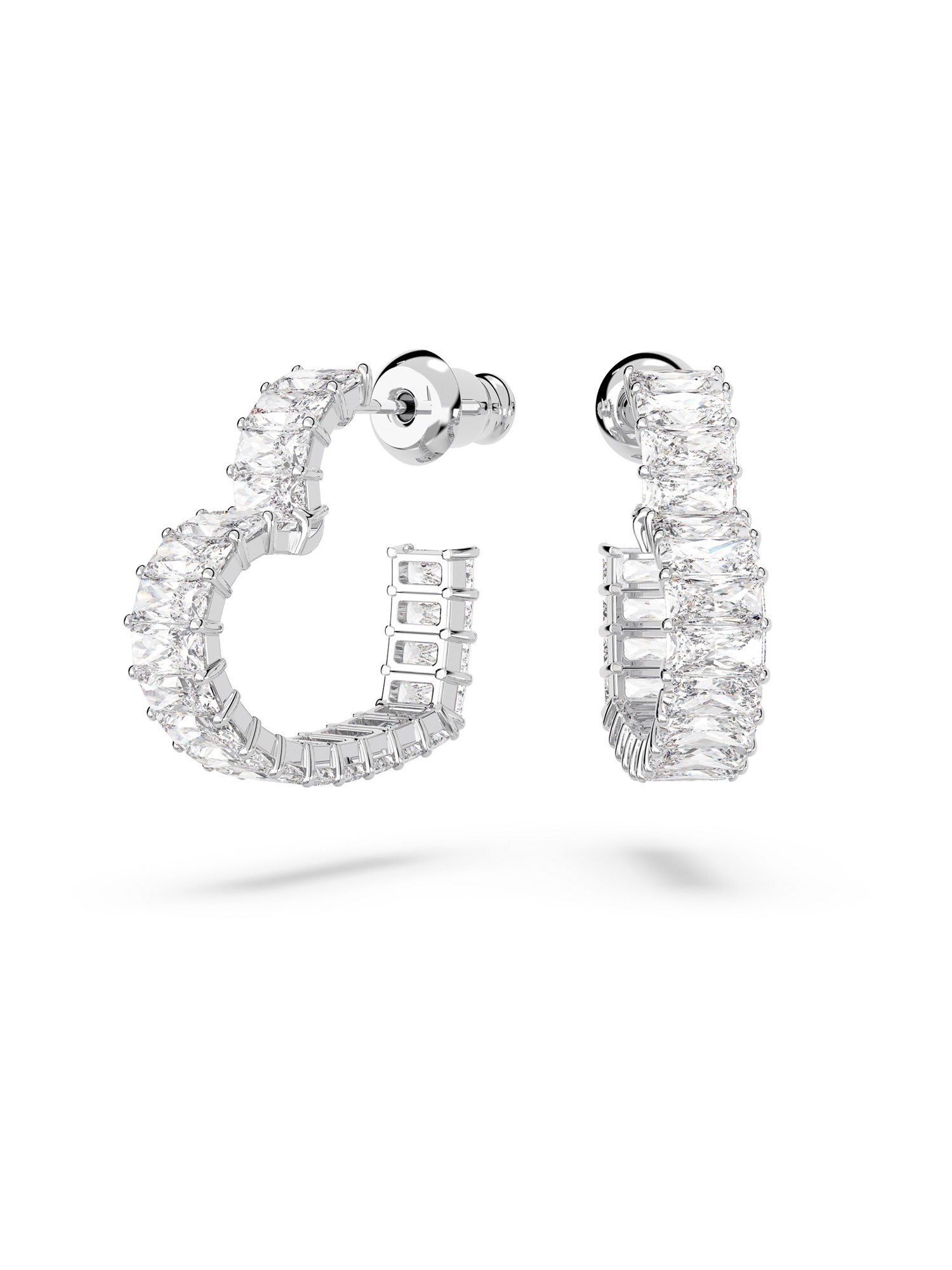 Swarovski Náušnice  strieborná / priehľadná