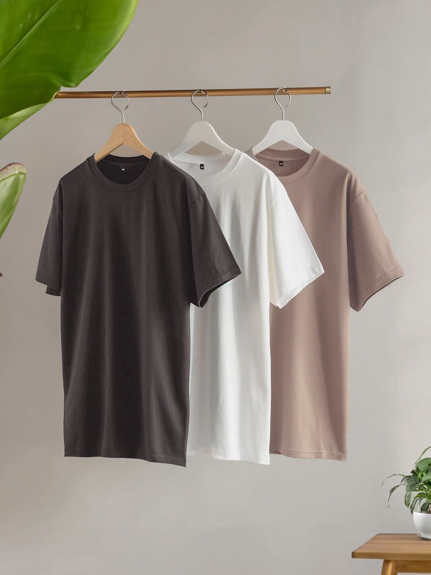 Trendyol Tricou  gri / gri metalic / alb